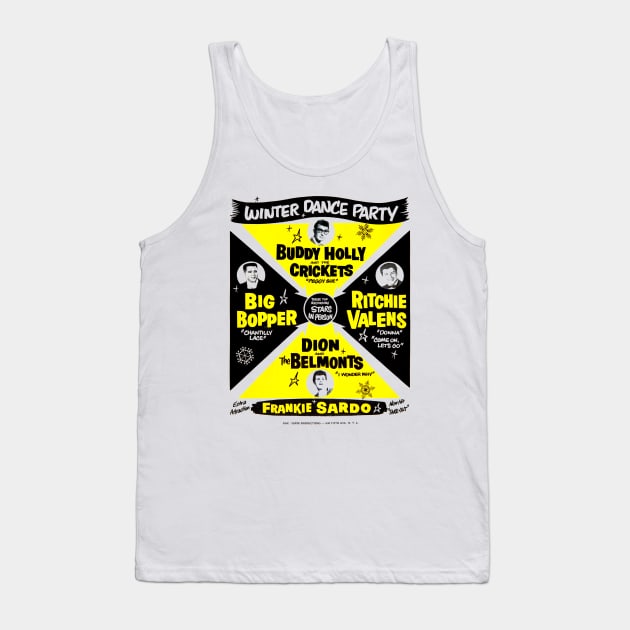 The Day The Music Died (Concert Poster) Tank Top by Scum & Villainy